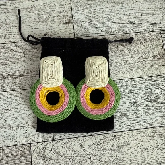 Simply Southern Multicolor Woven Earrings - Picture 1 of 1